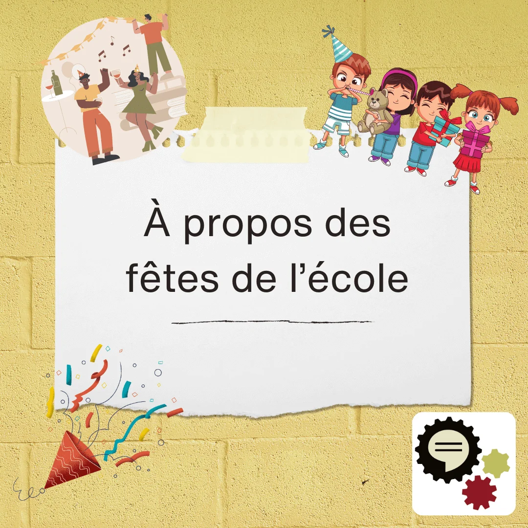 Boite a outils - Sous-chapitre j - Formulaire Fêtes décole