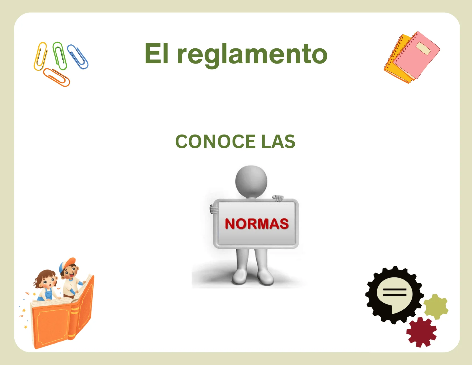 Toolkit - Subcapítulo f - Normas escolares