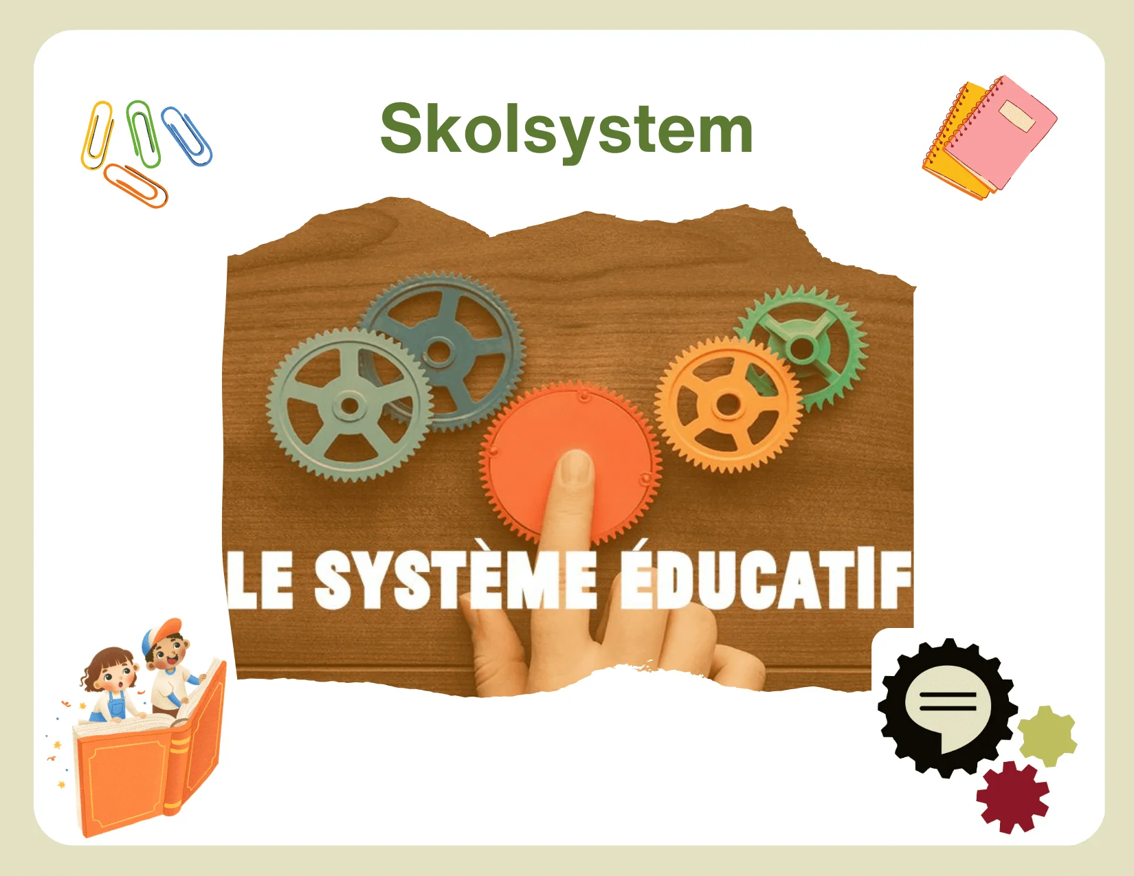 Toolkit - Underkapitel e - Skolsystem