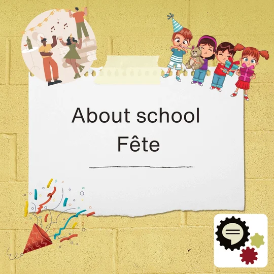 Boite a outils - Sous-chapitre j - Formulaire Fêtes décole